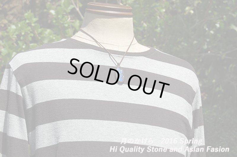 画像4: ☆☆2016先取りSUMMER☆☆　ラスト在庫一個！新作目白押しい。人気のラブラドライト:インディアンカービング (4)