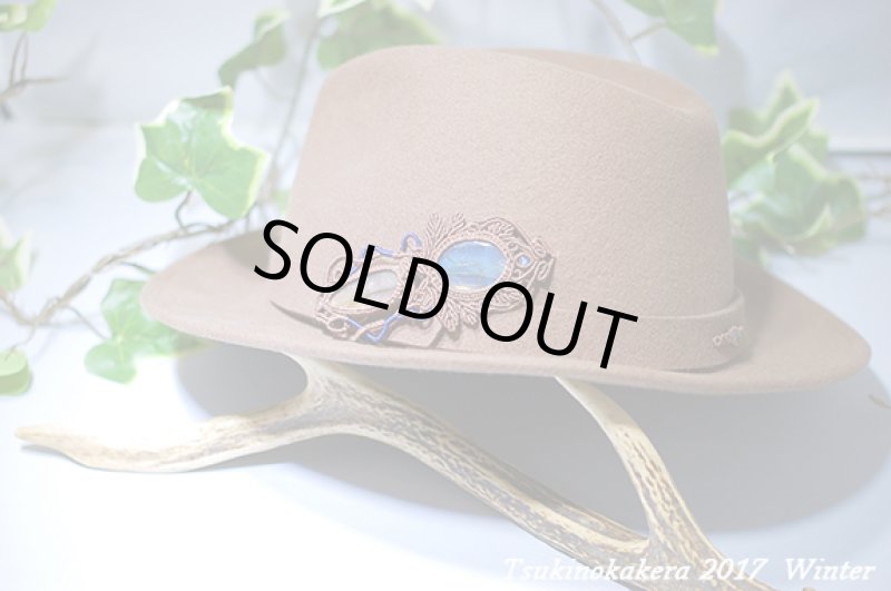 画像8: ★2017年謹賀新年★月のかけらハっト:一点限定:ブルーラブラドライトとピンクラブラドライトのデザインマクラメハット (8)