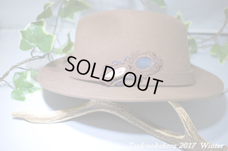 画像9: ★2017年謹賀新年★月のかけらハっト:一点限定:ブルーラブラドライトとピンクラブラドライトのデザインマクラメハット (9)