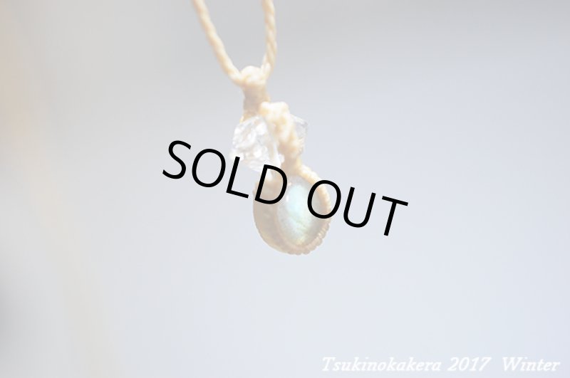 画像5: ★2017WINTER ★大人気小粒のかけらシリーズ発表!ロイヤルラブラドライトとハーキマーダイヤモンドのデザイン小粒ネックレス (5)