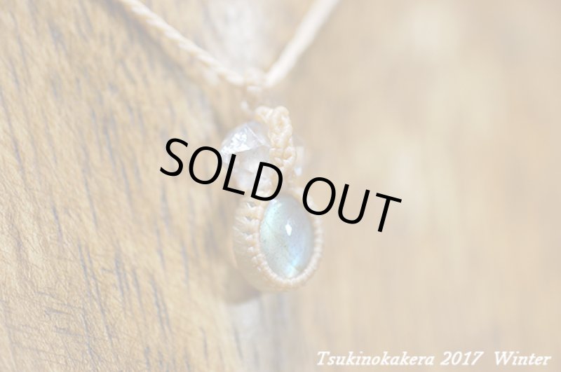 画像4: ★2017WINTER ★大人気小粒のかけらシリーズ発表!ロイヤルラブラドライトとハーキマーダイヤモンドのデザイン小粒ネックレス (4)