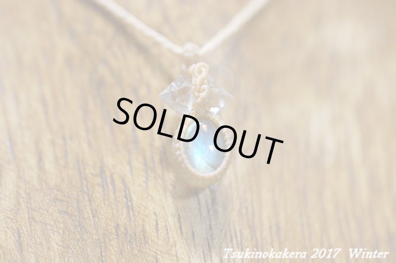 画像3: ★2017WINTER ★大人気小粒のかけらシリーズ発表!ロイヤルラブラドライトとハーキマーダイヤモンドのデザイン小粒ネックレス (3)