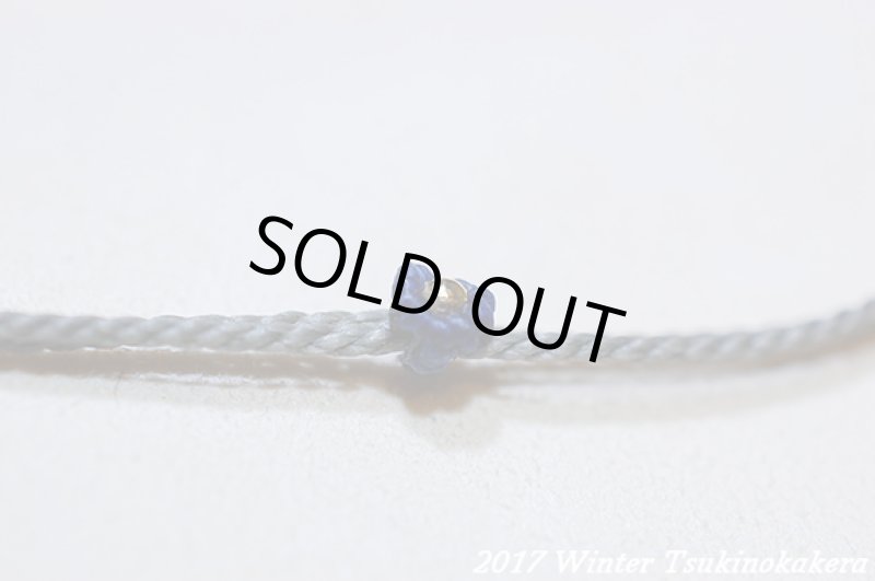 画像13: ☆7/5UP☆アクアマリンとラブラドライトデザインマクラメネックレス：愛の紋章 (13)