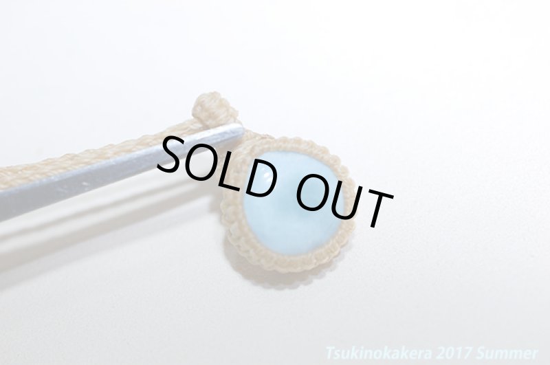 画像2: ☆6/5UP☆愛と平和のドミニカの宝石ラリマーが登場!夏はドルフィンストーンで決まり!:目だまんまるラリマー君 (2)