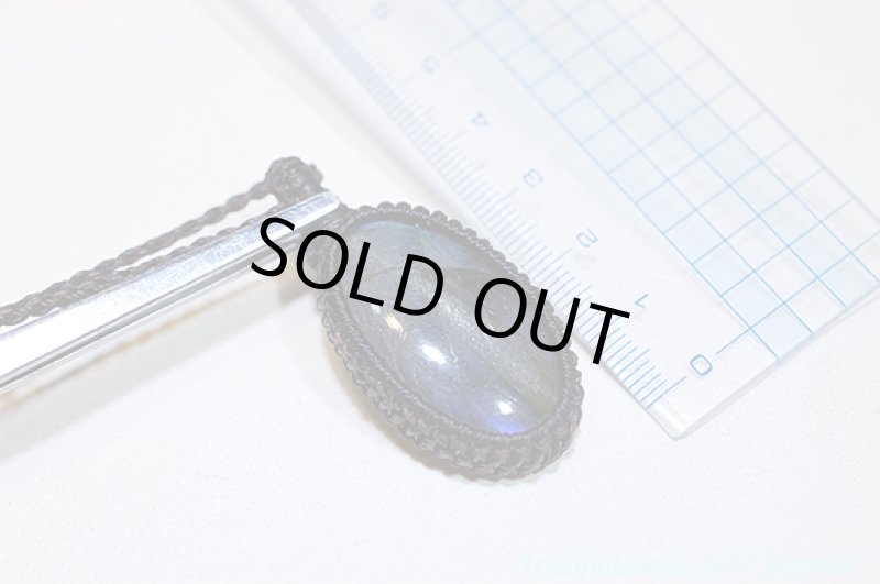 画像9: ☆6/14UP☆レアピース:シルバーブルーラブラドライト:裏にはパープルが入っています。:シルバートレジャー (9)