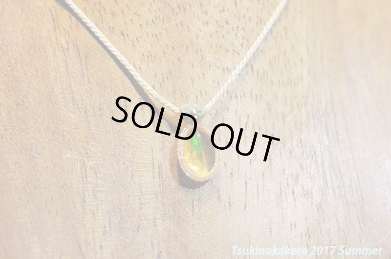 画像4: ☆7/5UP☆(*^^)vエチオピアンイエローオパール×小粒デザイン。透明度抜群:虹色キラキラ:トップクオリティ:イエローオパール (4)