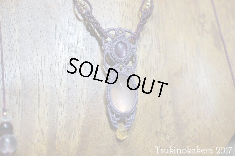 画像4: ☆11/29UP☆2点物、ローズクォーツ×ルビー小粒のかけらデザイン:14金GF入り:愛をはぐくみ内面美を輝かせる女神アフロディーテの石:師走ベストデザイン (4)