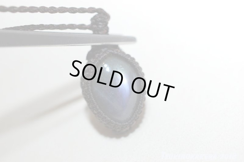 画像9: ☆01/01UP☆ラブラドライトキャッツアイ登場：パープル&ブルー：マダガスカル産の美しいシラーの光：ラブラドライトジュエル (9)