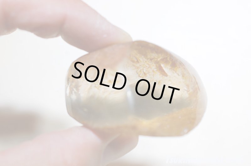 画像3: ☆01/01UP☆ミャンマー産ガーデンクォーツ片面磨きタンブル (3)