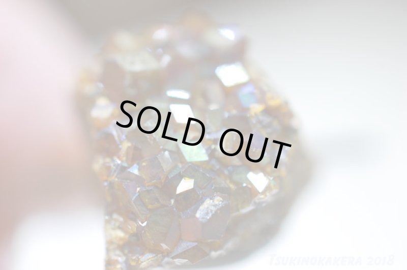 画像15: ☆01/25UP☆1月誕生石レインボーガーネット原石：奈良県天川産奇跡の虹色のザクロ石：数量限定：2 (15)