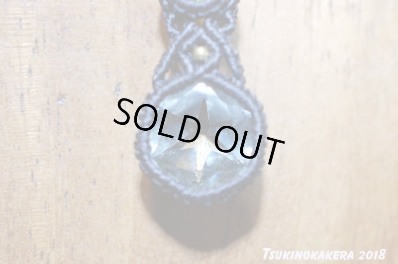 画像4: ☆04/23UP☆グリーンクォーツファセット六芒星×ペリドット小粒デザイン:14金GF入り:皐月の一点物アクセサリー:六芒星の願い (4)