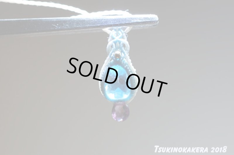 画像6: ☆05/24☆アクアマリンファセットカット。ハイクオリティストーン×小粒デザイン:アクア×アメジスト (6)