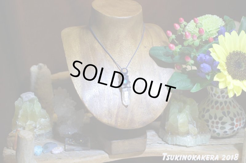 画像2: ☆07/20UP☆10周年ありがとう☆ガネーシャヒマール水晶×ロイヤルムーンストーン：小粒デザインマクラメジュエリー！18金：シルクロード (2)