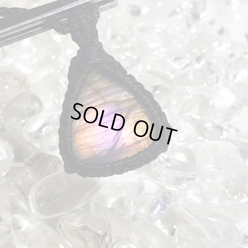 画像3: ☆01/15UP☆レインボーシラーラブラドライト:ピクチャー:ピンパーおにぎり君 (3)