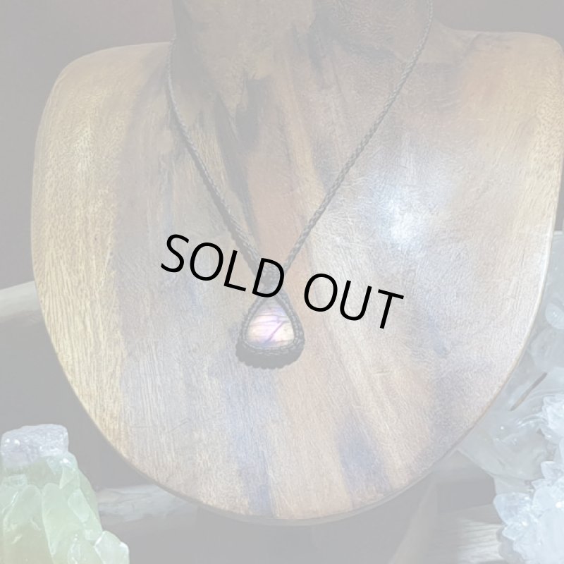 画像2: ☆01/15UP☆レインボーシラーラブラドライト:ピクチャー:ピンパーおにぎり君 (2)