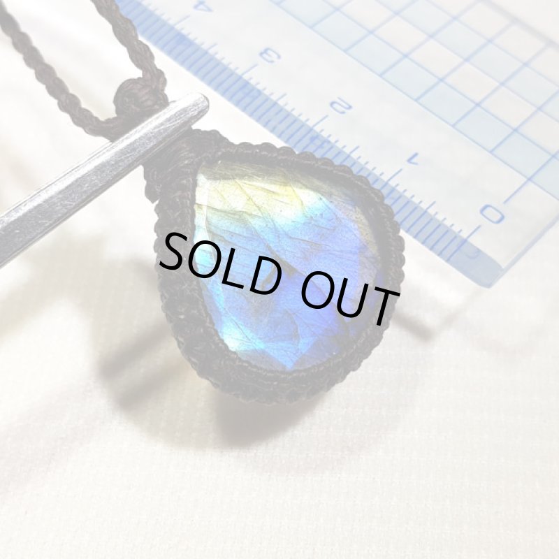 画像7: ☆05/14UP☆宝石カットラブラドライト！石のキラキラ&カットのキラキララブラドライト：スライム君 (7)