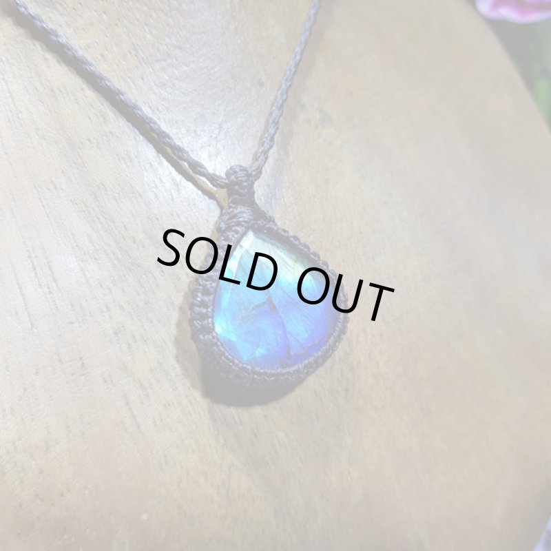 画像3: ☆05/14UP☆宝石カットラブラドライト！石のキラキラ&カットのキラキララブラドライト：スライム君 (3)