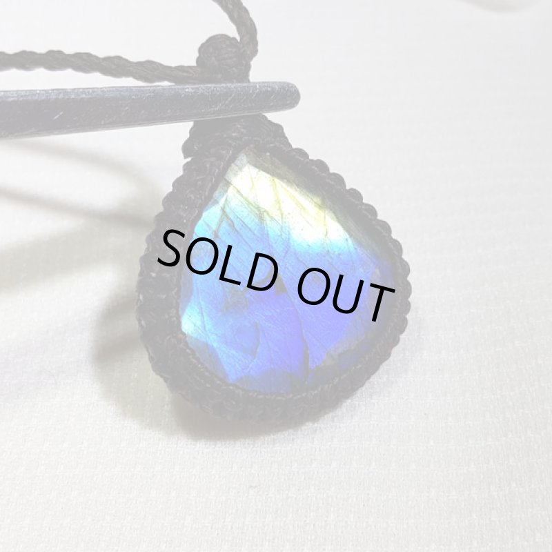 画像4: ☆05/14UP☆宝石カットラブラドライト！石のキラキラ&カットのキラキララブラドライト：スライム君 (4)