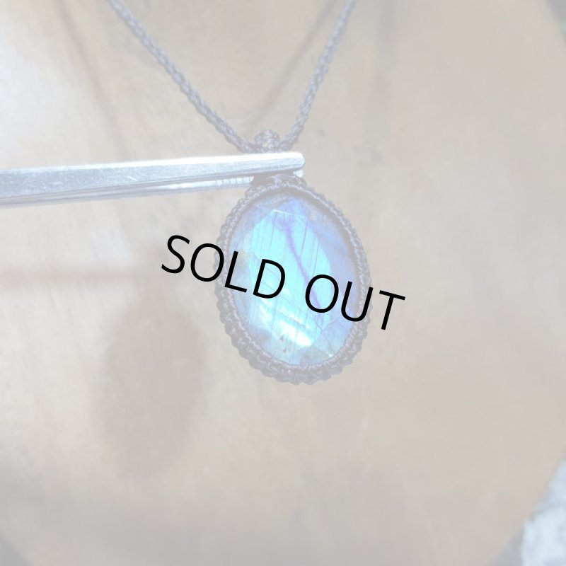 画像3: ☆05/14UP☆宝石カットラブラドライト！石のキラキラ&カットのキラキララブラドライト：天使の窓 (3)