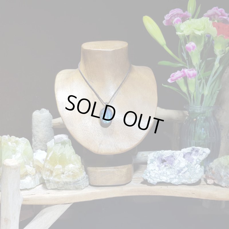 画像2: ☆05/14UP☆宝石カットラブラドライト！石のキラキラ&カットのキラキララブラドライト：天使の窓 (2)