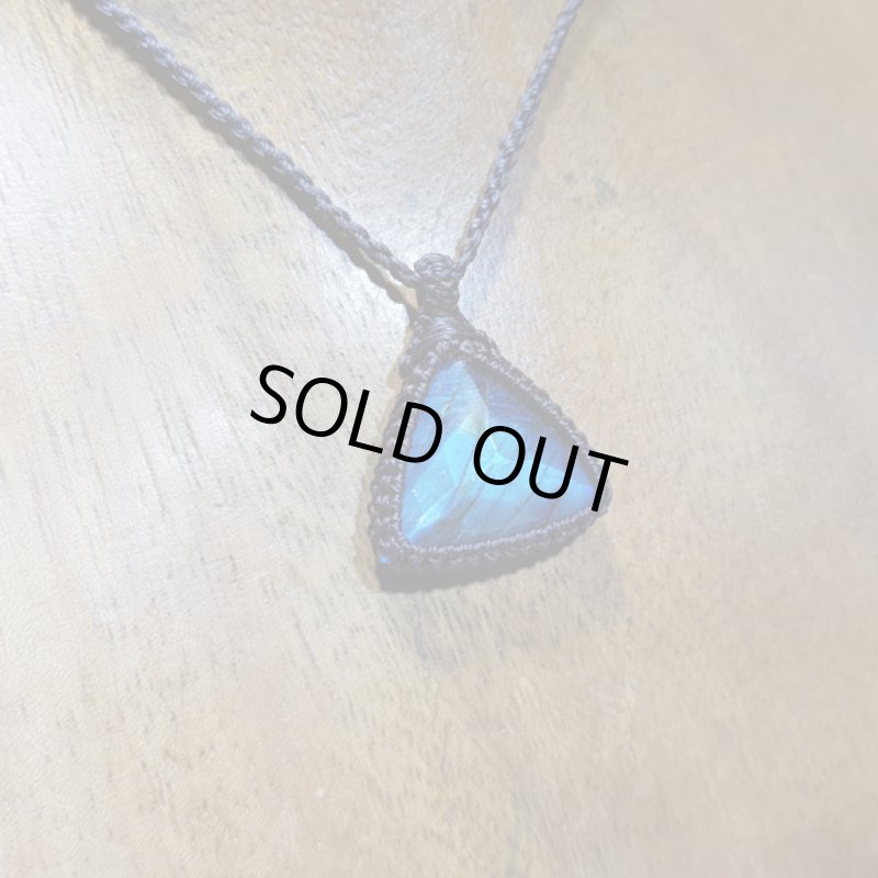 画像3: ☆05/14UP☆宝石カットラブラドライト！石のキラキラ&カットのキラキララブラドライト：トライアングルスカイ (3)