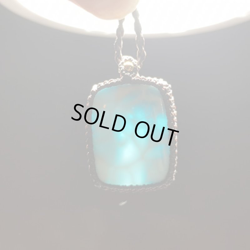 画像4: ☆06/10UP☆ 11周年ありがとう:Love & Peace ドミニカの宝石ラリマーが登場！水色の素晴らしいピース：14金ゴールドフィルド:光の行方 (4)