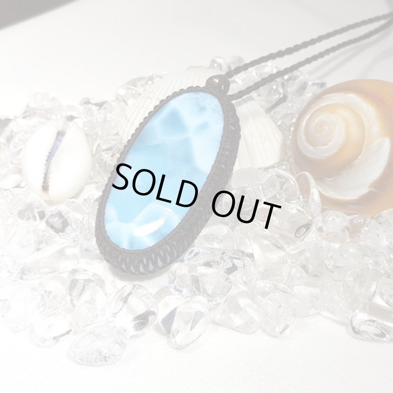 画像2: ☆06/10UP☆ 11周年ありがとう:Love & Peace ドミニカの宝石ラリマーが登場！水色の素晴らしいピース：14金ゴールドフィルド:イスパニョーラ島 (2)