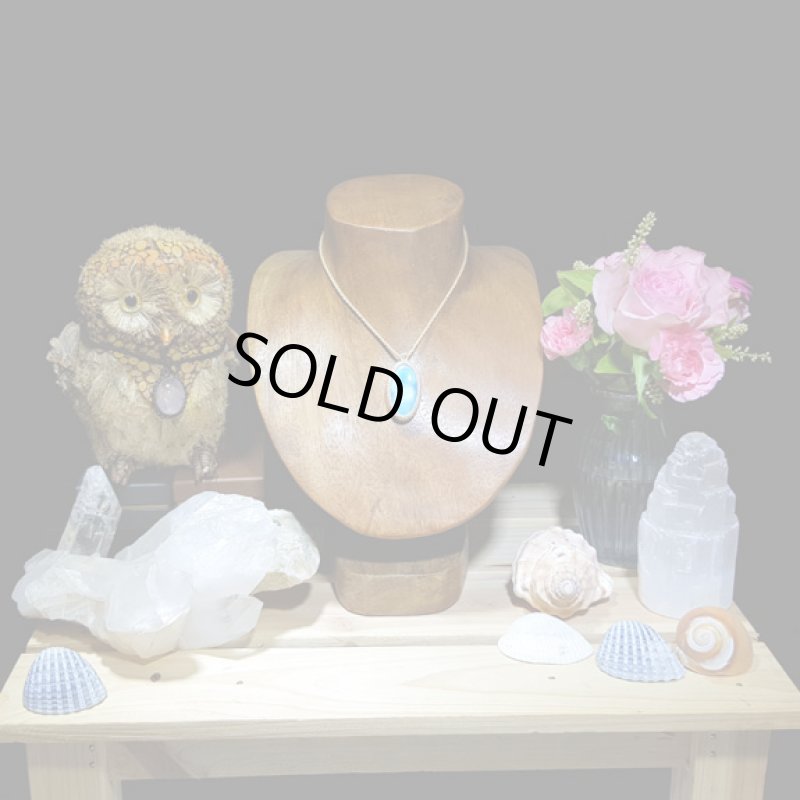 画像2: ☆06/10UP☆ 11周年ありがとう:Love & Peace ドミニカの宝石ラリマーが登場!水色の素晴らしいピース:14金ゴールドフィルド:サウンドフィーリング (2)