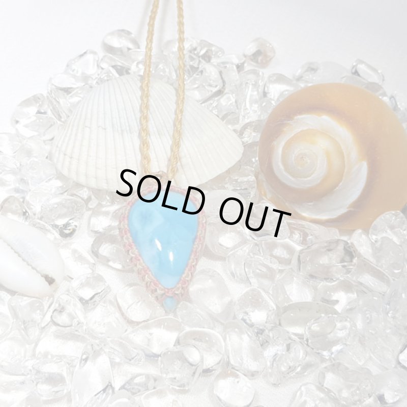 画像2: ☆06/10UP☆ 11周年ありがとう:Love & Peace ドミニカの宝石ラリマーが登場!水色の素晴らしいピース:14金ゴールドフィルド:トロピカルアイランド2 (2)