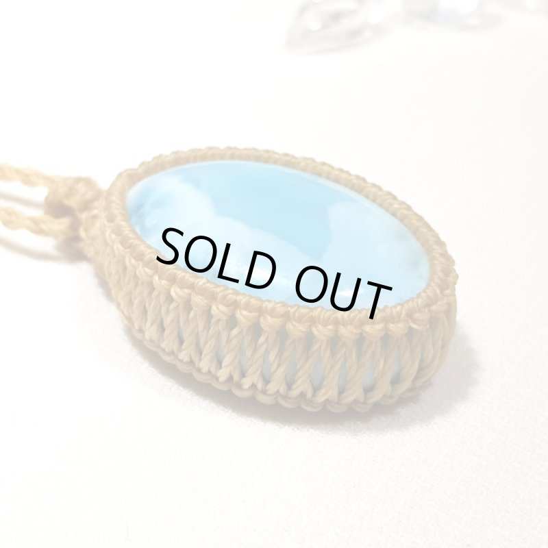 画像4: ☆06/10UP☆ 11周年ありがとう:Love & Peace ドミニカの宝石ラリマーが登場！水色の素晴らしいピース：やや大きめ：砂浜の思い出 (4)