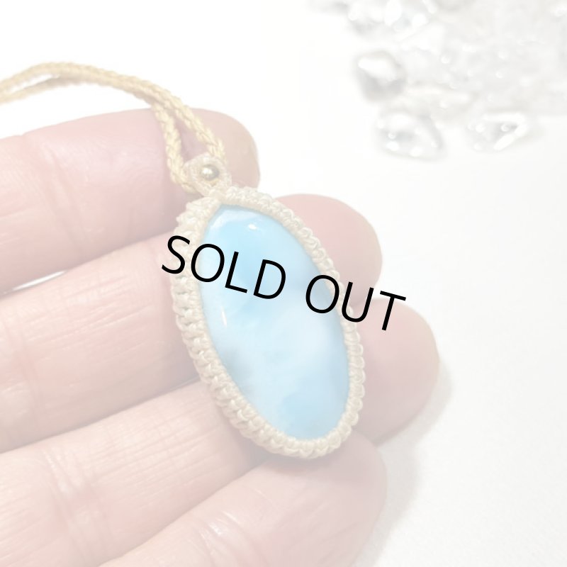 画像3: ☆06/10UP☆ 11周年ありがとう:Love & Peace ドミニカの宝石ラリマーが登場!水色の素晴らしいピース:14金ゴールドフィルド:サウンドフィーリング (3)