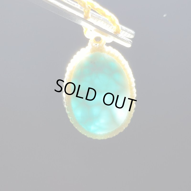 画像8: ☆06/10UP☆ 11周年ありがとう:Love & Peace ドミニカの宝石ラリマーが登場!水色の素晴らしいピース:14金ゴールドフィルド:メルヘンマーメイド (8)