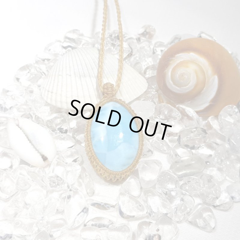 画像2: ☆06/10UP☆ 11周年ありがとう:Love & Peace ドミニカの宝石ラリマーが登場！水色の素晴らしいピース：やや大きめ：砂浜の思い出 (2)