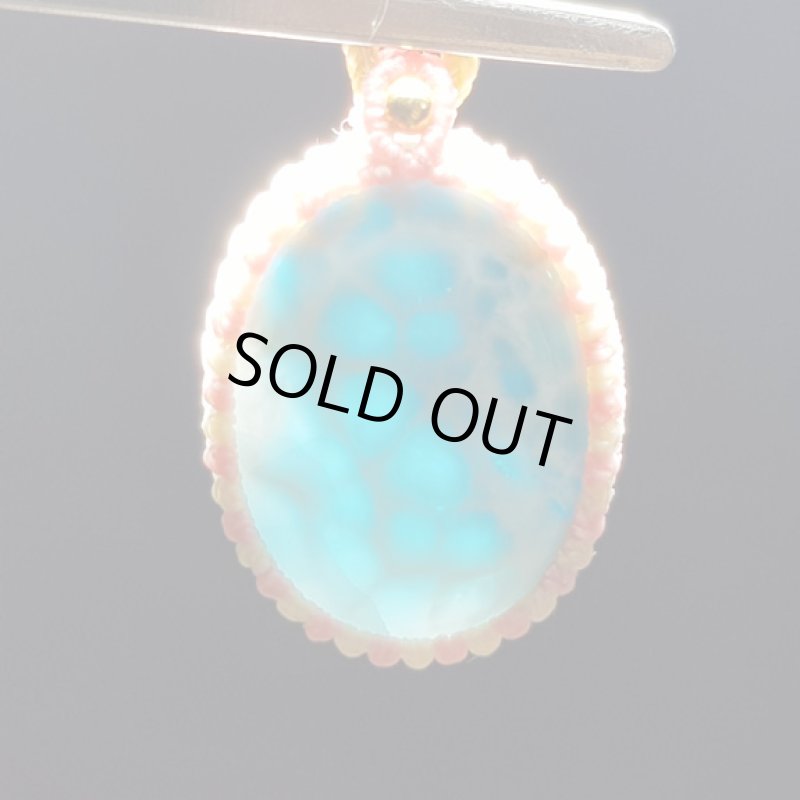 画像2: ☆06/10UP☆ 11周年ありがとう:Love & Peace ドミニカの宝石ラリマーが登場!水色の素晴らしいピース:14金ゴールドフィルド:トロピカルアイランド (2)