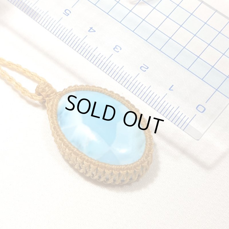 画像5: ☆06/10UP☆ 11周年ありがとう:Love & Peace ドミニカの宝石ラリマーが登場！水色の素晴らしいピース：やや大きめ：砂浜の思い出 (5)