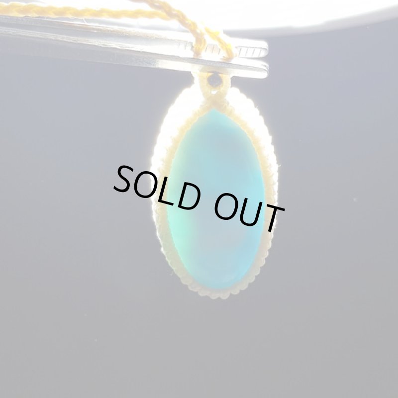 画像9: ☆06/10UP☆ 11周年ありがとう:Love & Peace ドミニカの宝石ラリマーが登場!水色の素晴らしいピース:14金ゴールドフィルド:サウンドフィーリング (9)