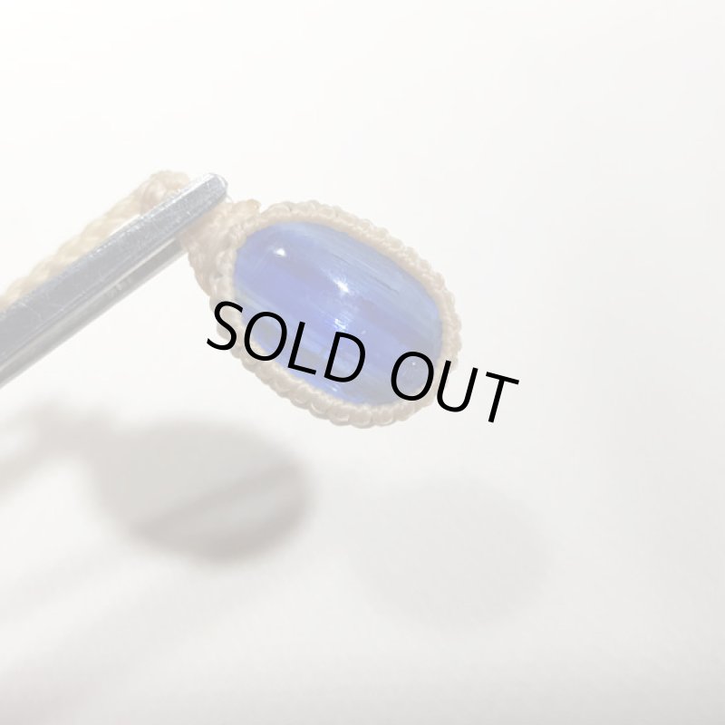 画像5: ☆06/10UP☆美しいヒマラヤの宝石。20*13mm激レア最高クオリティナチュラルブルーカイヤナイトカボション!最高品質:ヒマラヤの青い光1 (5)