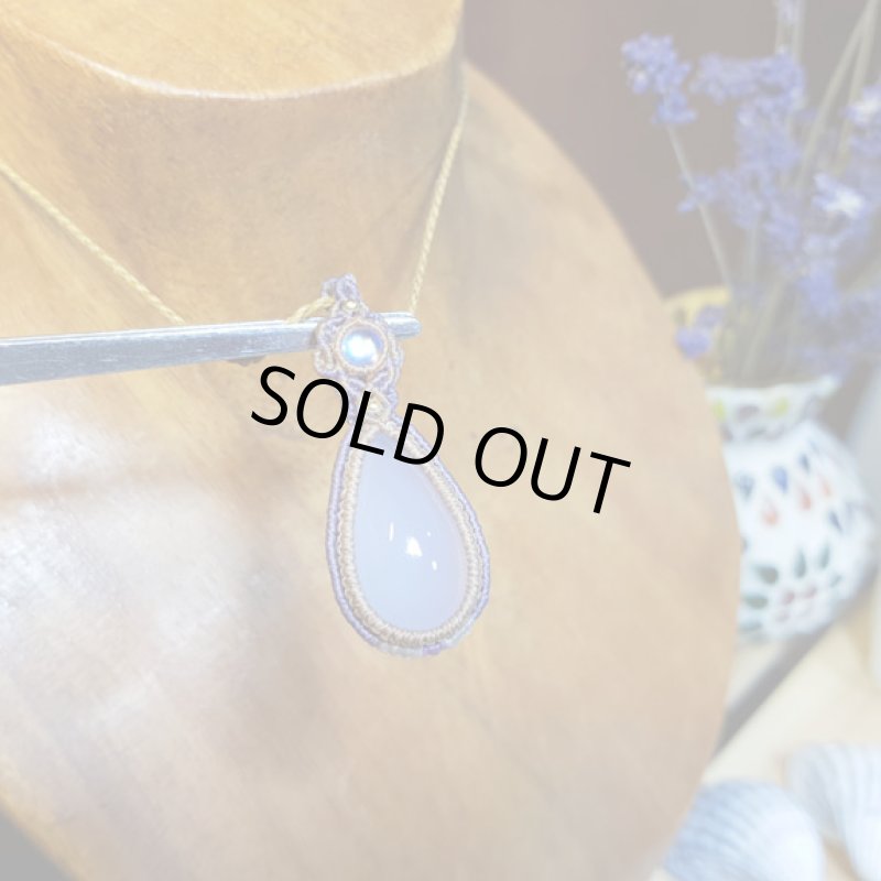 画像4: ☆11/05☆一点物、ローズクォーツ×ロイヤルブル-ムーンストーン:14金GF入り:愛をはぐくみ内面美を輝かせる女神アフロディーテの石:女神の物語2 (4)