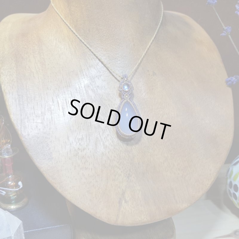 画像3: ☆11/05☆一点物、ローズクォーツ×ロイヤルブル-ムーンストーン:14金GF入り:愛をはぐくみ内面美を輝かせる女神アフロディーテの石:女神の物語2 (3)