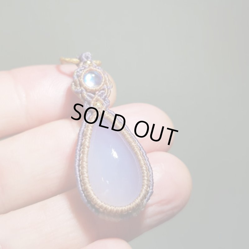 画像6: ☆11/05☆一点物、ローズクォーツ×ロイヤルブル-ムーンストーン:14金GF入り:愛をはぐくみ内面美を輝かせる女神アフロディーテの石:女神の物語2 (6)