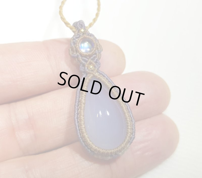 画像7: ☆11/05☆一点物、ローズクォーツ×ロイヤルブル-ムーンストーン:14金GF入り:愛をはぐくみ内面美を輝かせる女神アフロディーテの石:女神の物語2 (7)