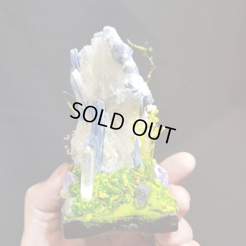 画像6: ☆01/01UP☆謹賀新年：ブラジル産カイヤナイト原石メルヘン作品：メルヘンワールド2 (6)