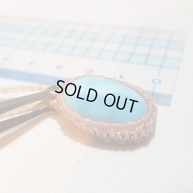 画像4: ☆04/01UP☆ 桜咲くピンク×ベージュ☆Love & Peace ドミニカの宝石ラリマーが登場！水色の素晴らしいピース：桜咲く2 (4)