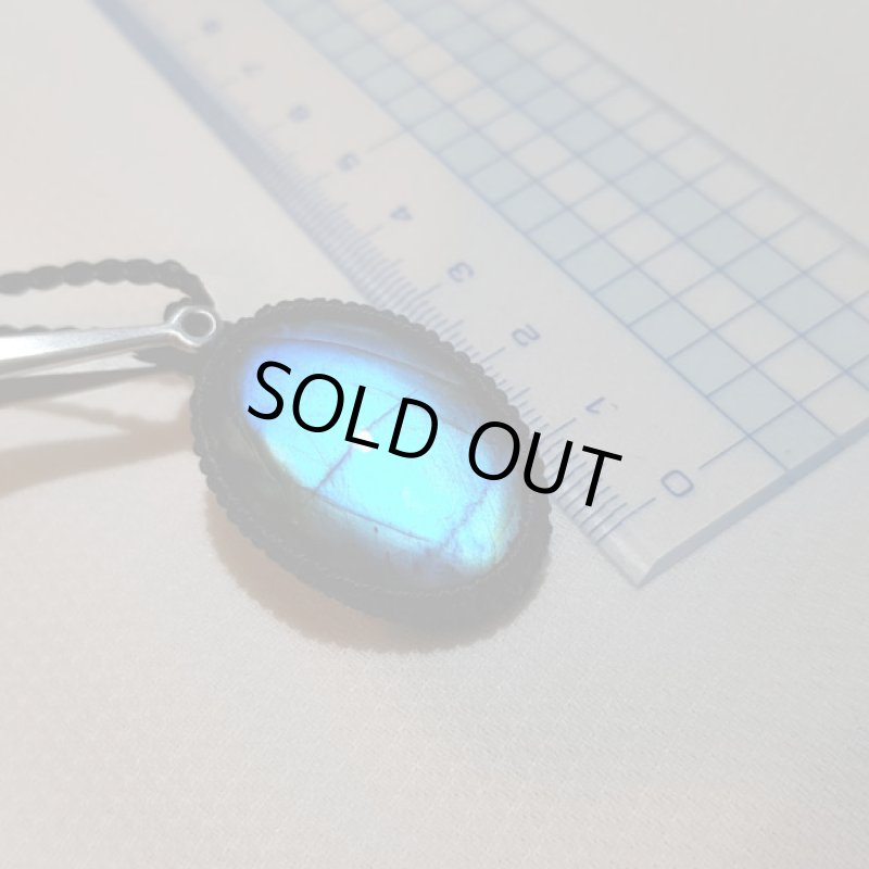 画像6: ☆04/01UP☆ブルーラブラドライト見参：満月の世界へ:神聖なる世界：ディープブルーフラッシュ：月の会話 (6)