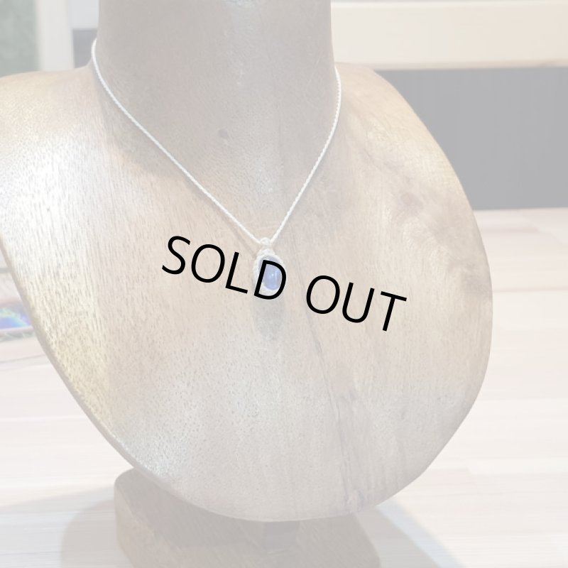 画像2: ☆05/04UP☆美しいヒマラヤの宝石。激レア最高クオリティナチュラルブルーカイヤナイトカボション！最高品質：ガネーシャの涙3 (2)