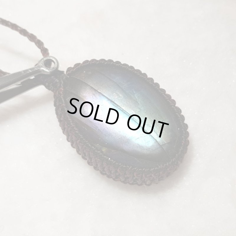 画像4: ☆10/01UP☆パープルエメラルドラブラドライト：美しいグラデーションカラーがばっちり！コレクションピース：エメラルド海岸 (4)