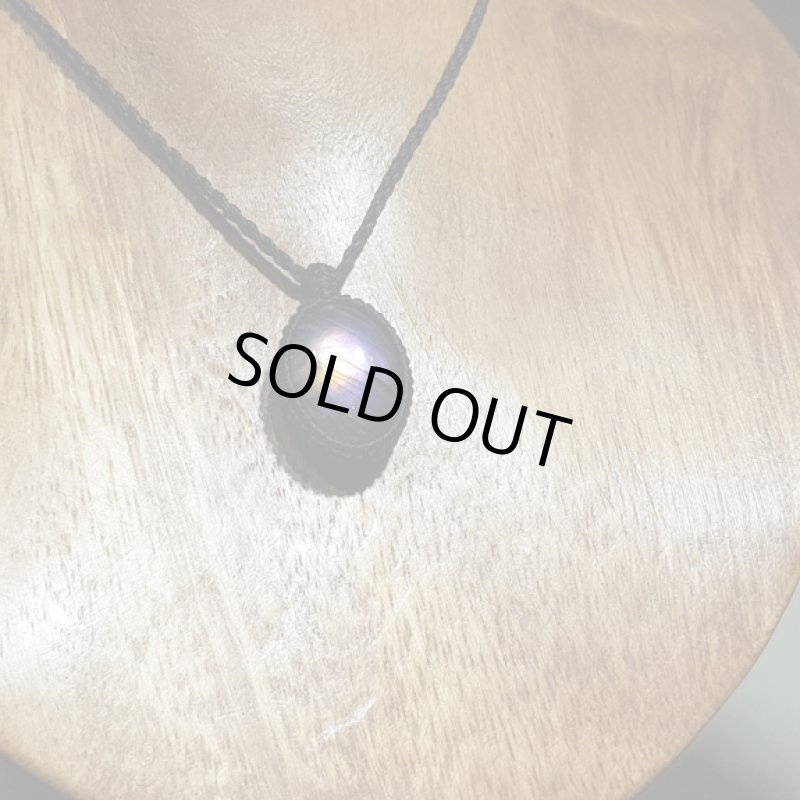 画像3: ☆10/01UP☆パープルイエローバイカラーラブラドライト:美しいグラデーションカラーがばっちり!コレクションピース:満月のうたた寝 (3)