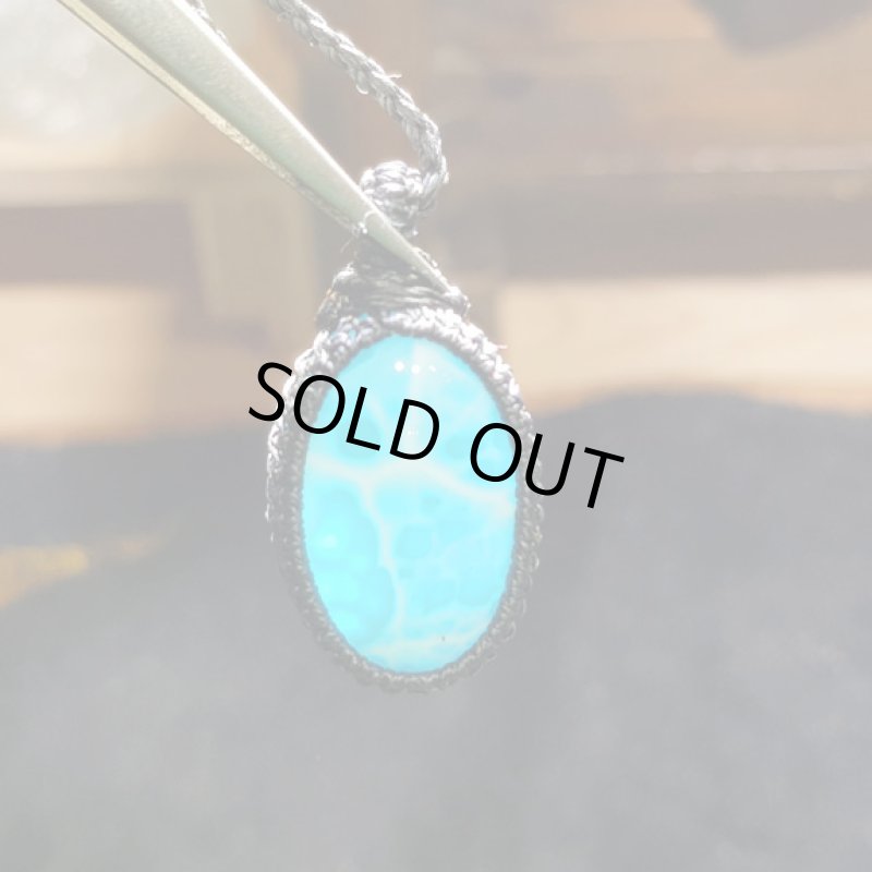 画像8: ☆11/24UP☆ Love & Peace ドミニカの宝石ラリマーが登場！水色の素晴らしいピース：ハイクオリティ：水色雷マン (8)