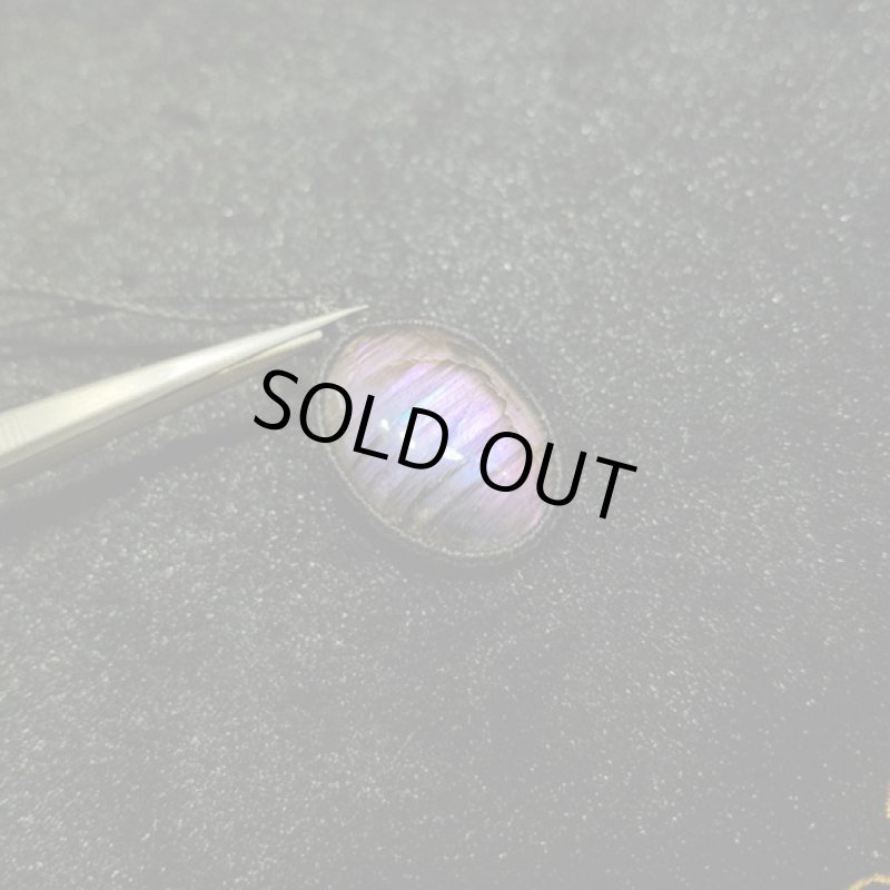 画像6: ☆11/24UP☆ハイクオリティパープルラブラドライト。美しいグラデーションカラーがばっちり！コレクションピース：パープルウォール (6)