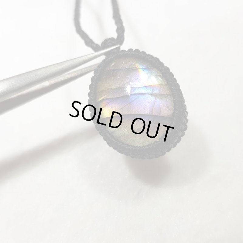 画像5: ☆12/25UP☆パープルラブラドライト。正面ばっちりシラー。コレクションピース:紫の夕焼け (5)